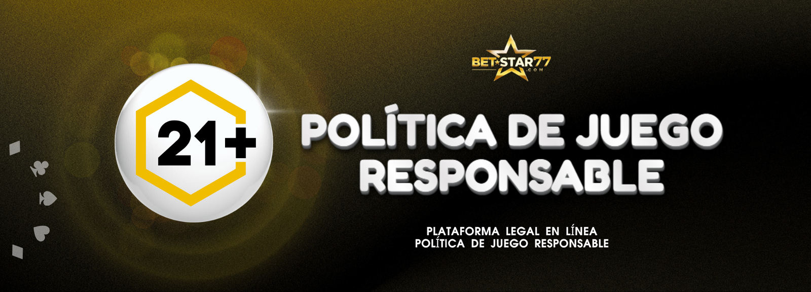 21+ responsible gaming policy