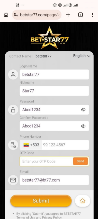 How to Register an Account
