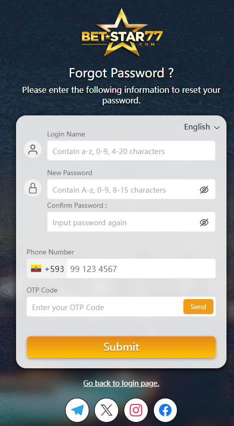 What do i do if i forgot password