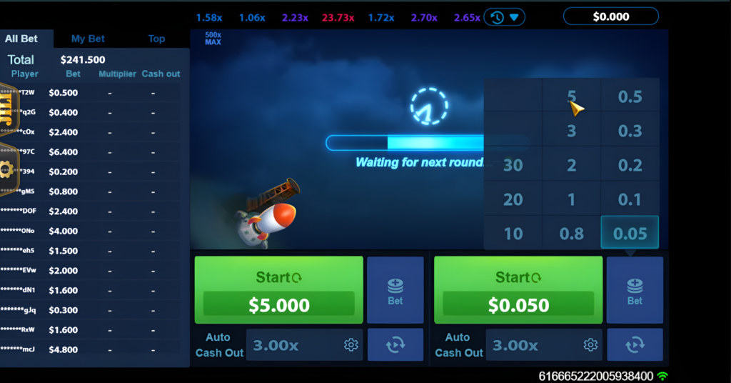 Crash Game Algorithm