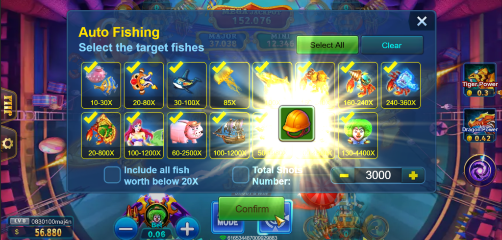 Auto Fishing and target selection
