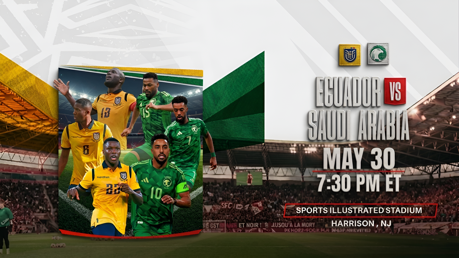 Ecuador vs Saudi Arabia friendly 2026