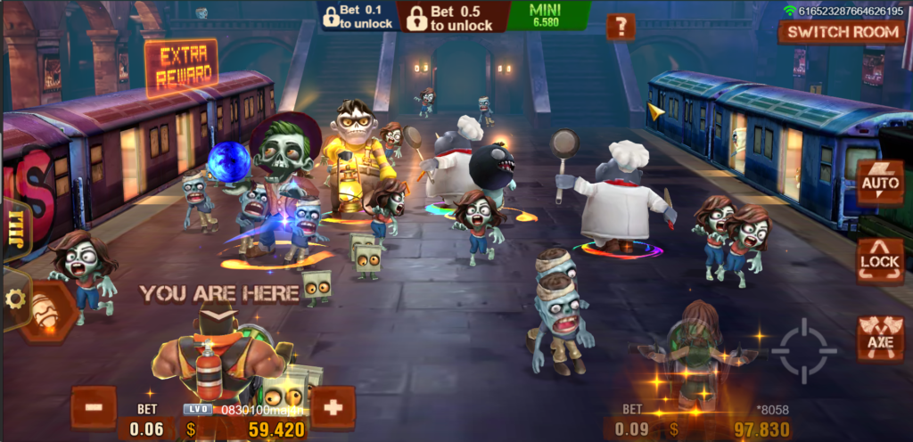 Fortune Zombie gameplay