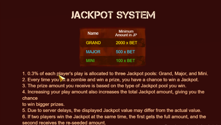 Jackpot system