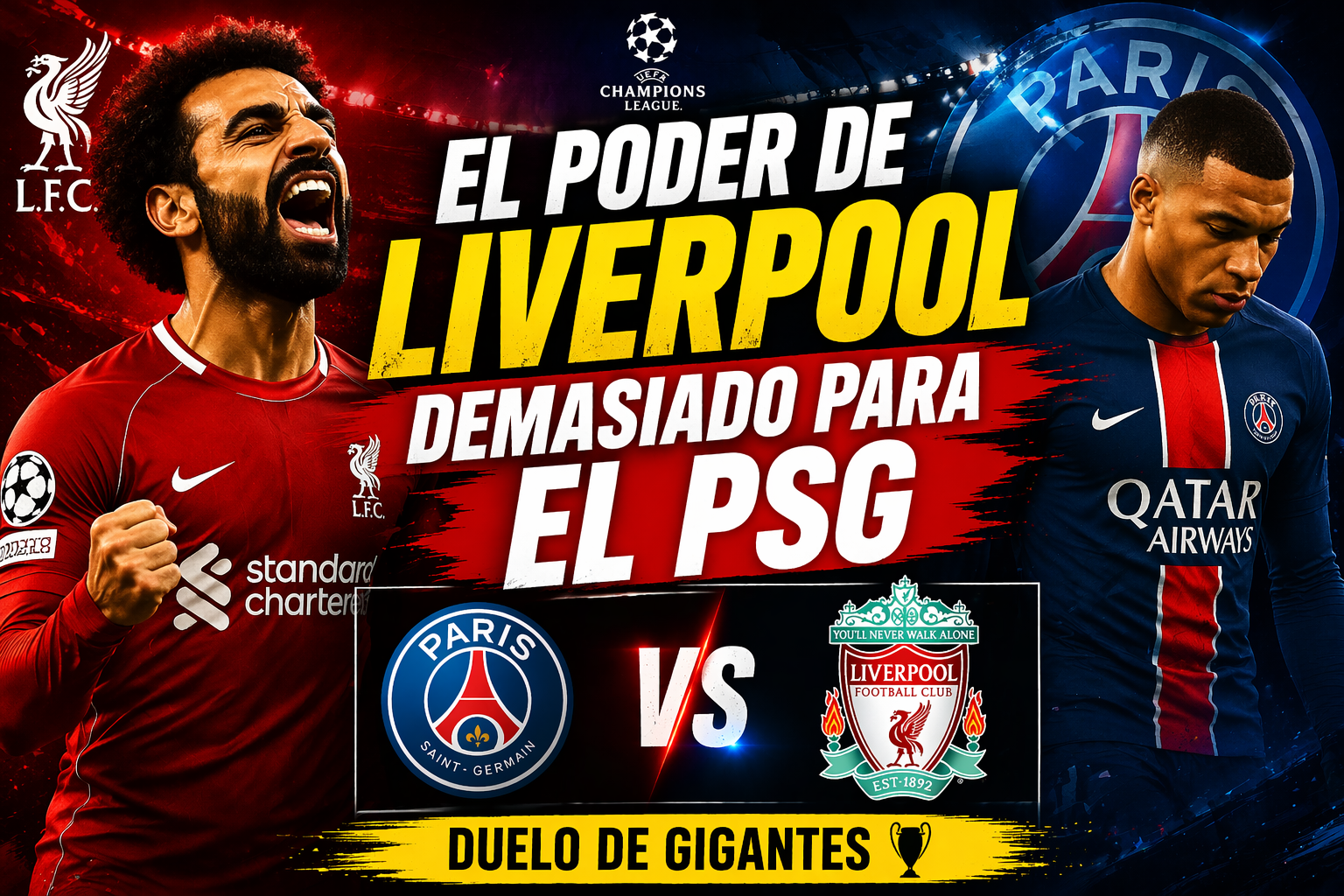 Liverpool vs PSG Champions League