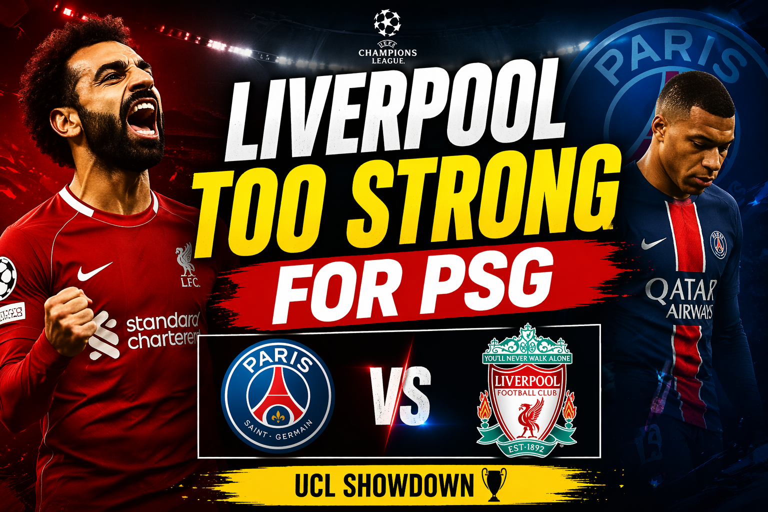 Liverpool vs PSG Champions League