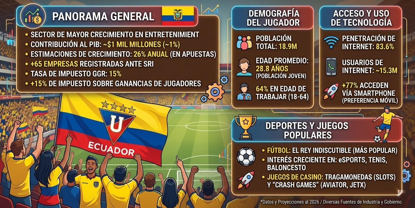 Online Gambling in Ecuador