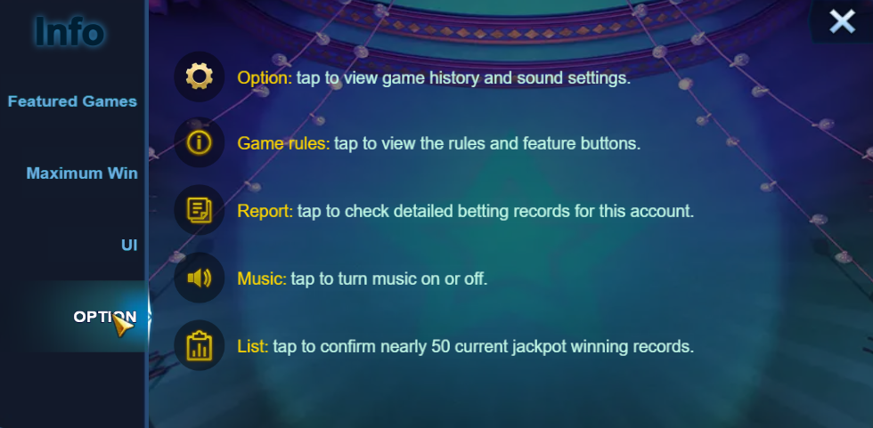 Option and interface controls