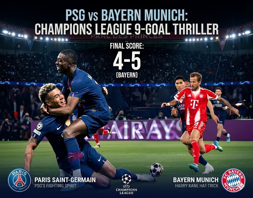 PSG vs Bayern Munich