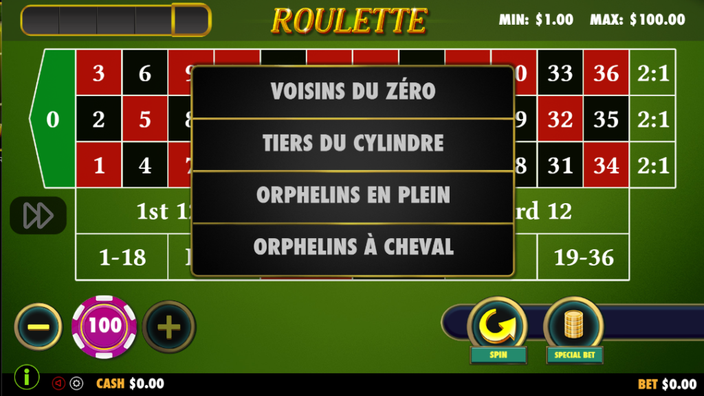 Special Bets - Pragmatic Play Roulette in BETSTAR77