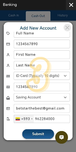 Cashout guide Step 3