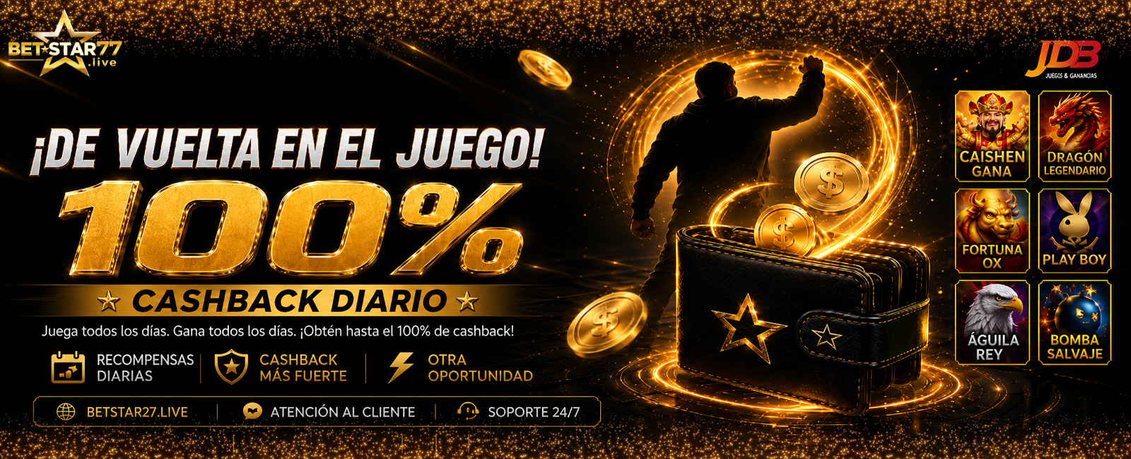 BETSTAR77 JDB Slots Rescue Bonus