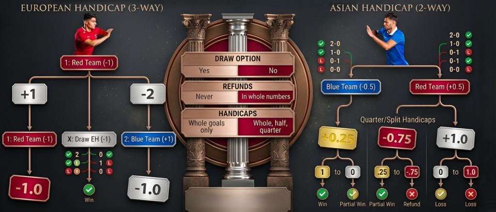 European Handicap vs Asian Handicap