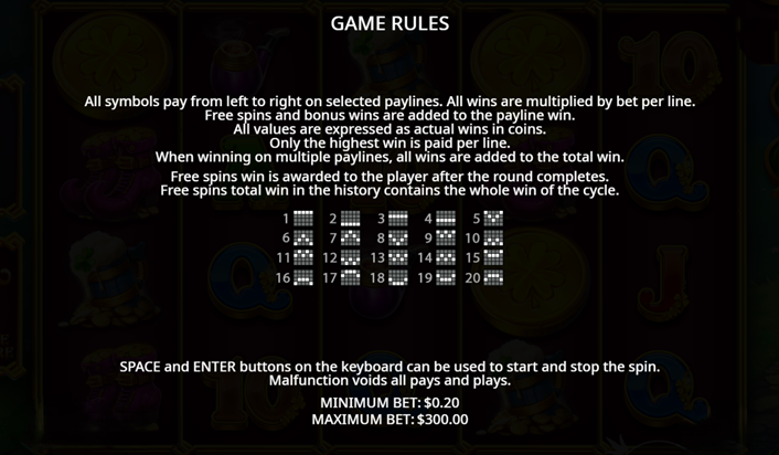 Pot of Fortune - Game Rules
