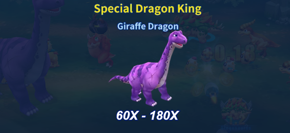 Giraffe Dragon special target.