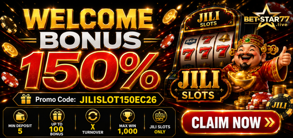JILI Welcome Bonus 150% on BETSTAR77 Ecuador es