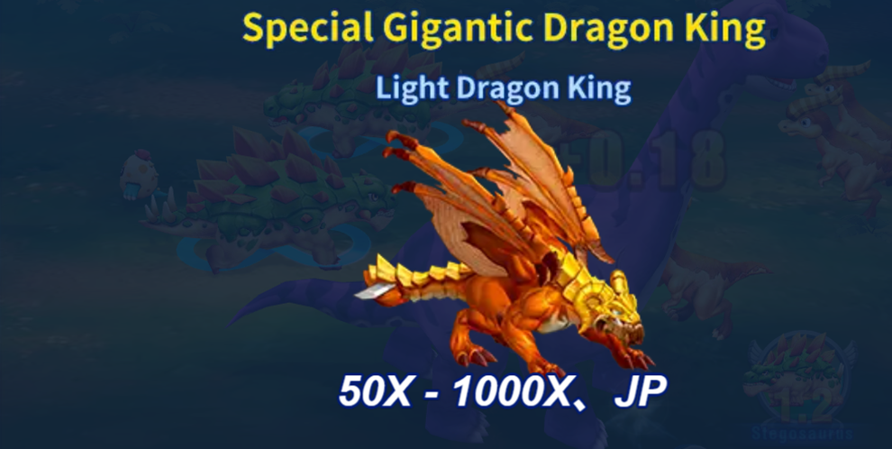 Light Dragon King special jackpot target.