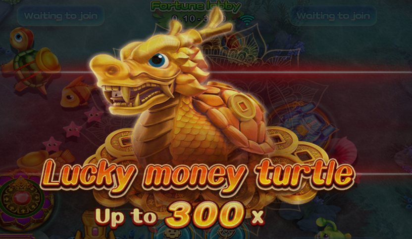 Fa Chai Fishing Lucky Money Turtle