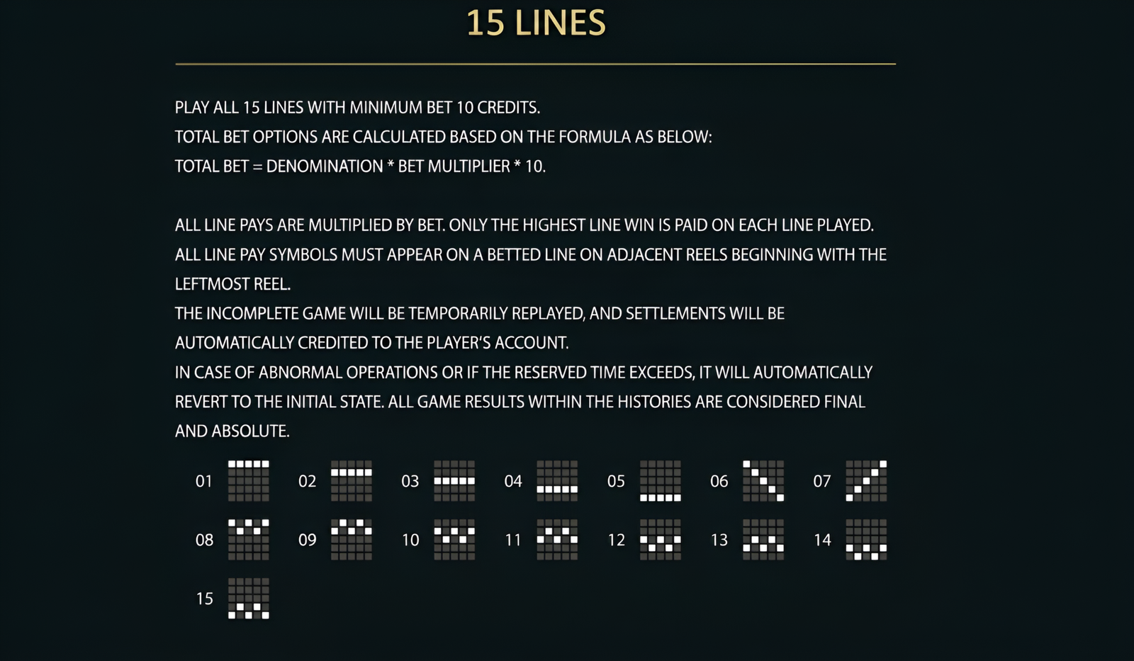 Ragnarok Thor VS Loki - 15 Lines and Bet Structure
