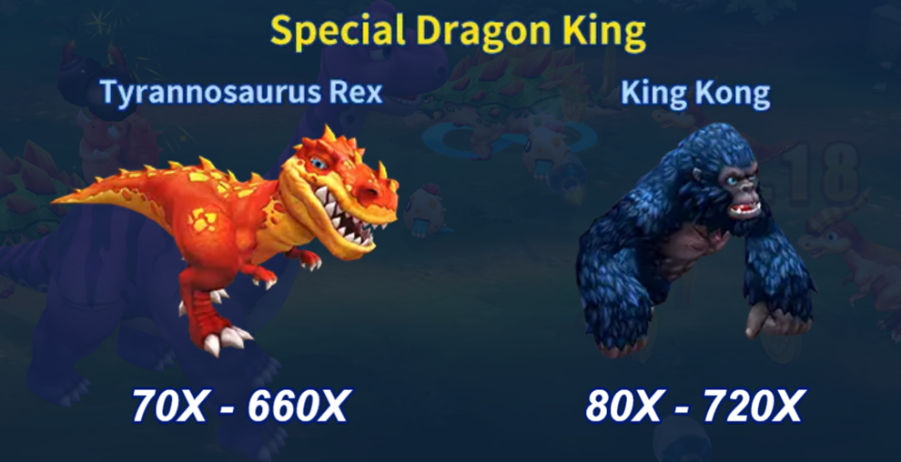 Dinosaur Tycoon 2 - Tyrannosaurus Rex and King Kong special mode targets.