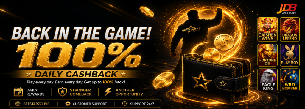 BETSTAR77 JDB Slots Rescue Bonus