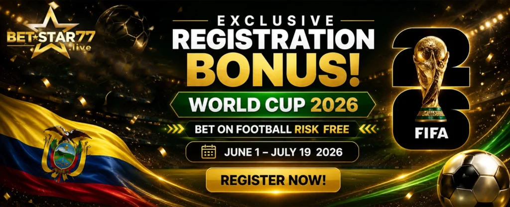 BETSTAR77 World Cup 2026 Sports Rebate