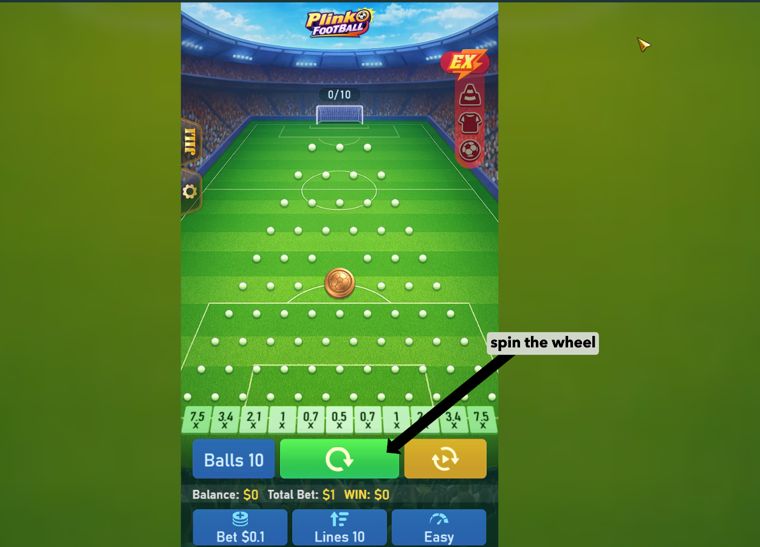 Step 5 - Tap Start or Drop