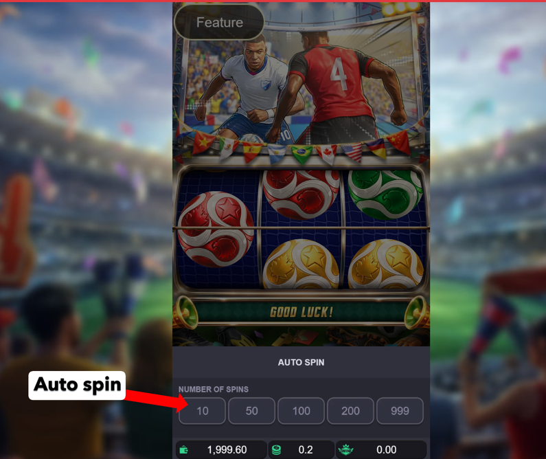 Step 7 - Use Auto Spin Carefully