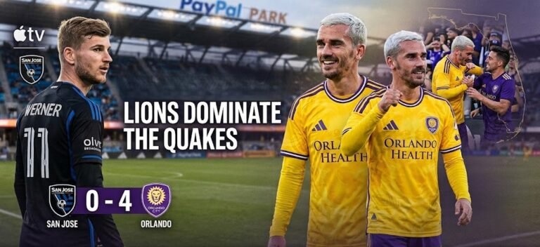 Orlando City routs San Jose Earthquakes