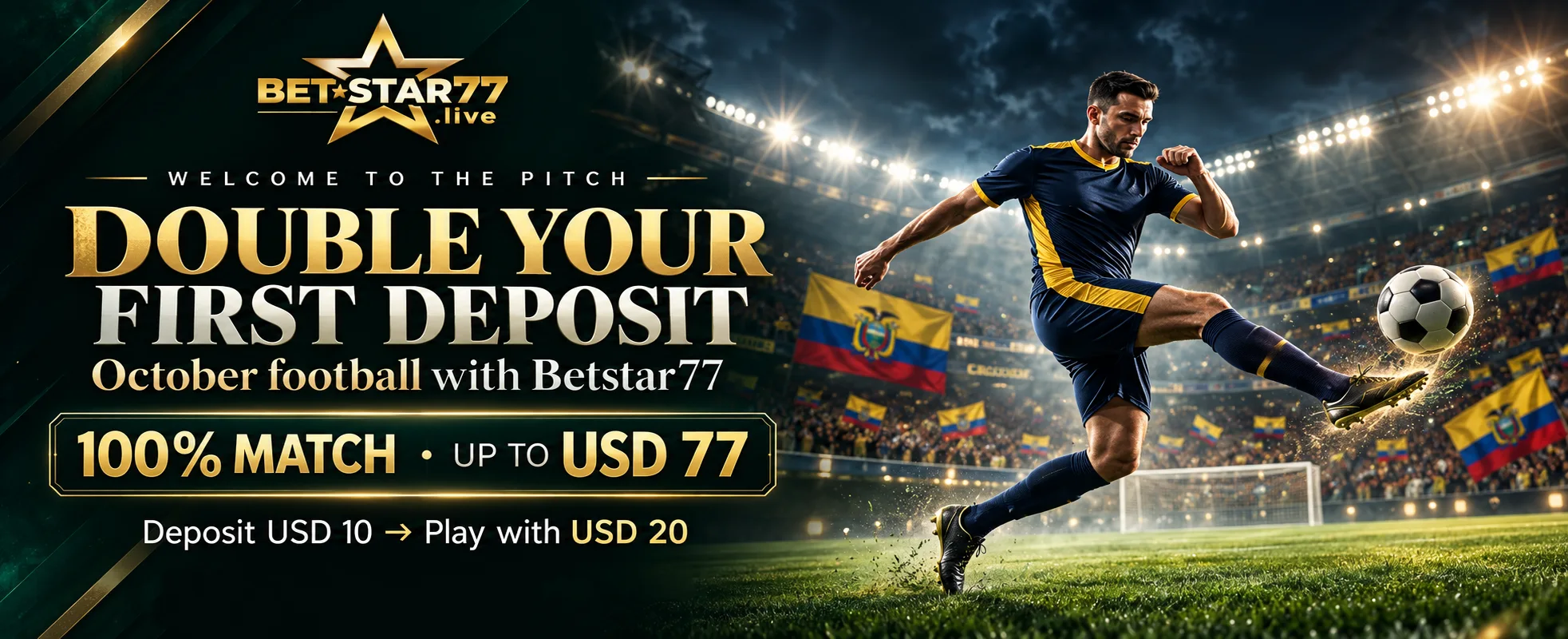 Betstar77 sports welcome bonus